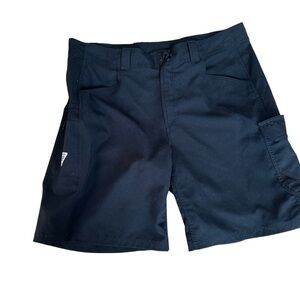 Columbia Performance Fishing Gear Men’s Omni-Shield Black Cargo Shorts Sz 38 GUC
